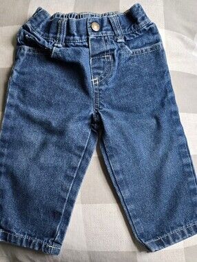 Unisex Baby Blue Jeans Kid Zone Size 12 Months